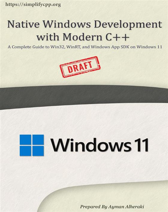 Cover of Windows 11 API with Modern C++
