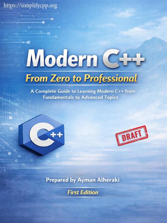 Cover of Modern C++ From Zero to Professional