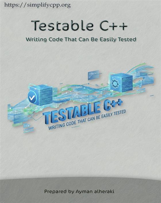 Cover of mini booklet Testable C++