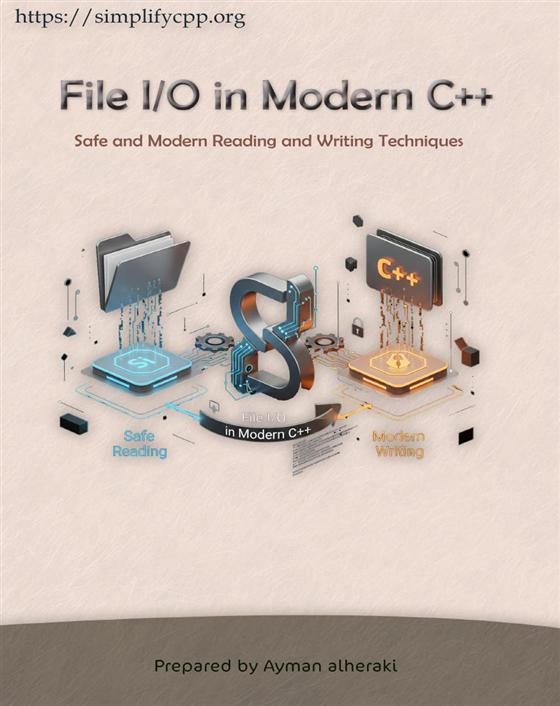 Cover of mini booklet File IO in Modern C++