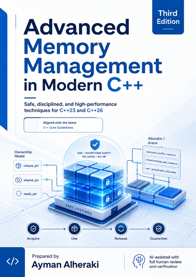 Cover of Advanced Memory Management in Modern C++ Third Edition
