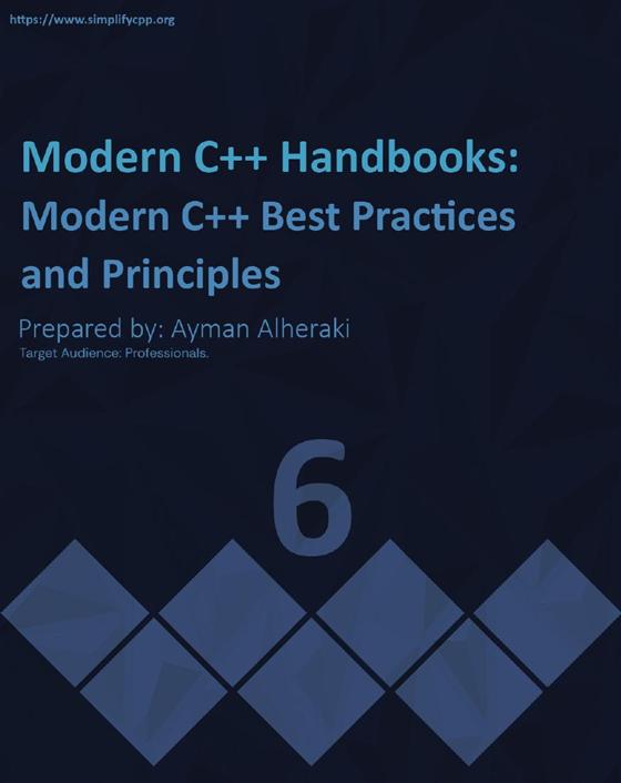 Cover of Modern C++ Handbooks Book6 Modern C++ Best Practices and Principles