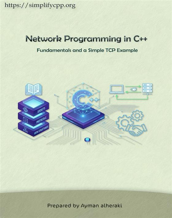 Cover of mini booklet Network Programming in C++