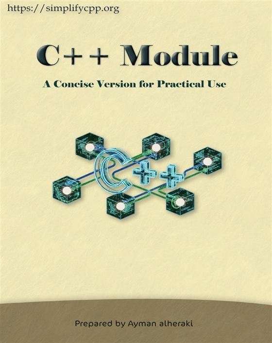 Cover of mini booklet C++ Module
